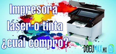 Impresora láser o de tinta ¿cuál compro?